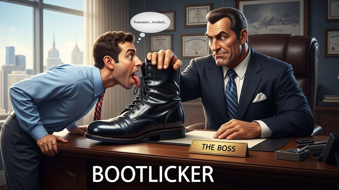 Bootlicker vs Brown-noser