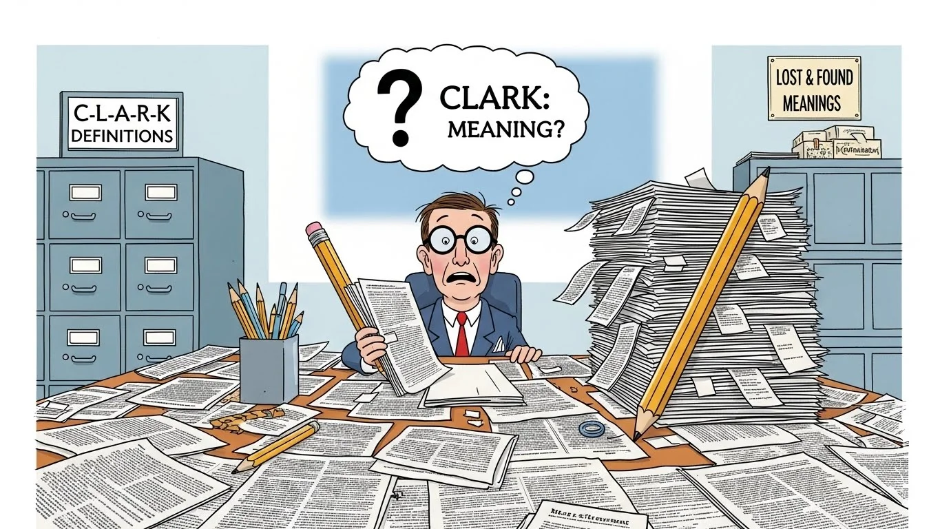 Clark Meaning in Simple Terms