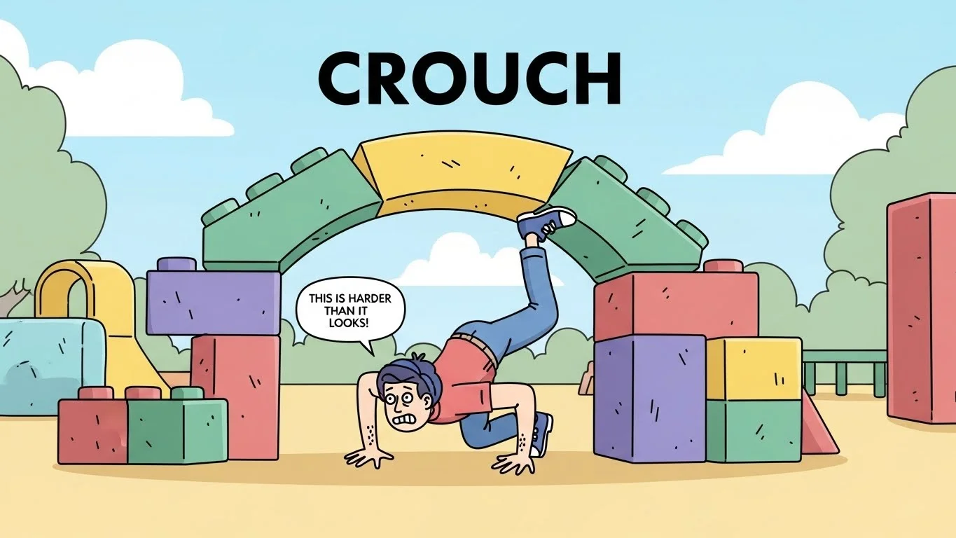 Crouch Meaning in Literature