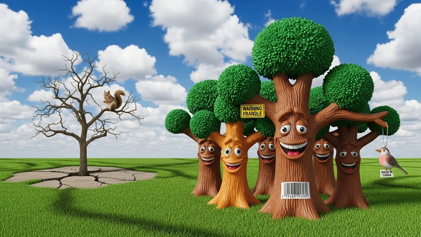 Emotional Meaning of Fake Plastic Trees