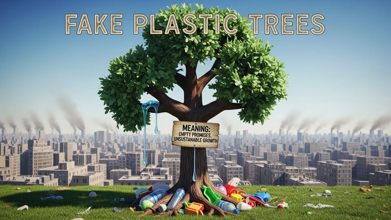 Fake Plastic Trees Meaning in Simple Terms