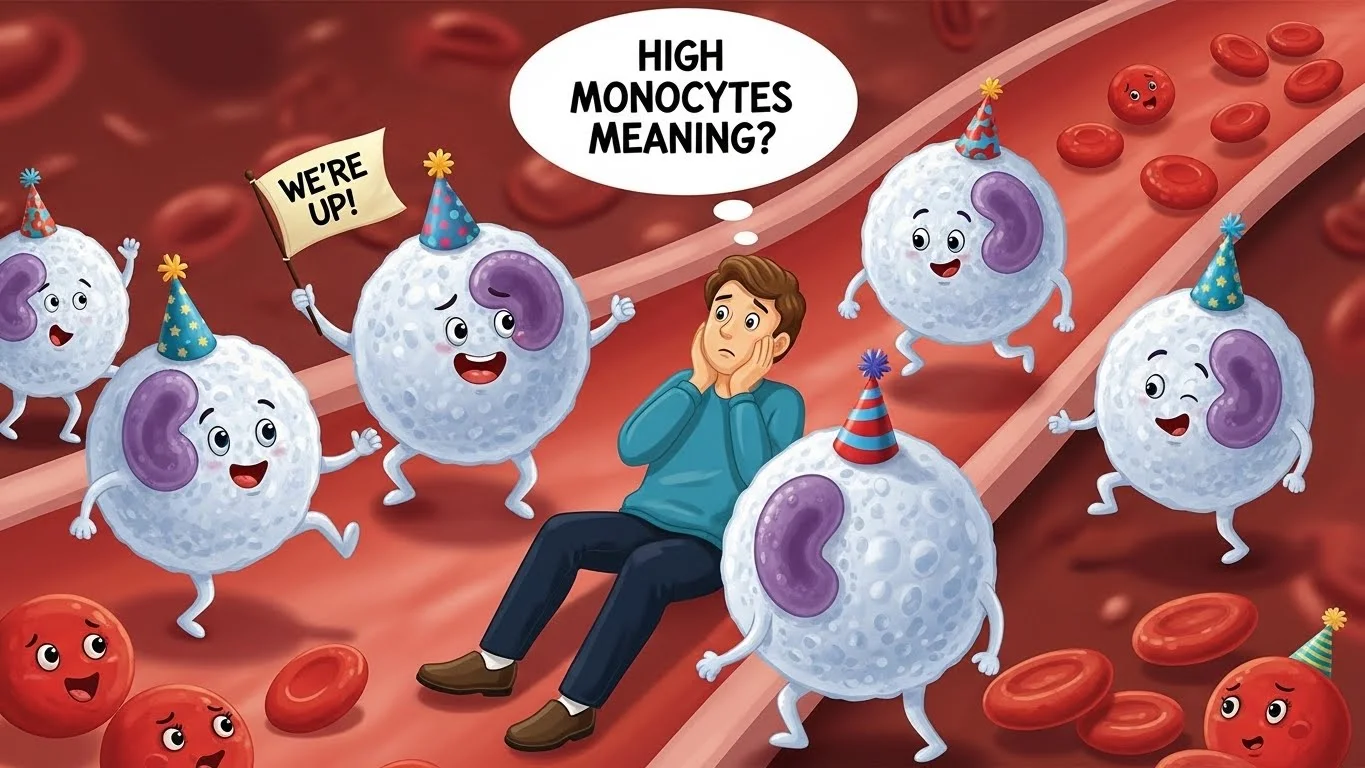 High Monocytes Meaning in Stress