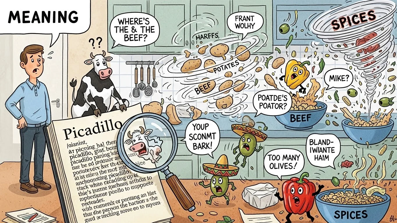 Picadillo Meaning in Simple Terms
