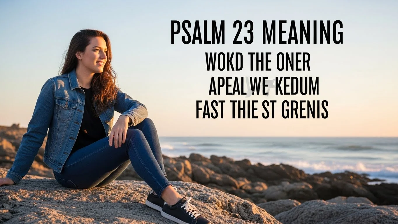 Psalm 23 Meaning in Simple Terms