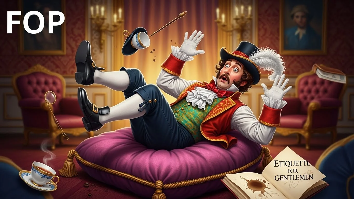 Summary of Fop Meaning