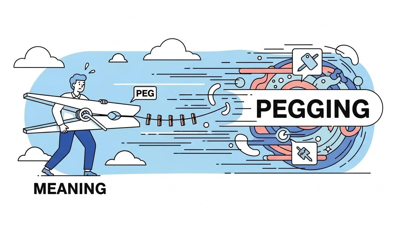 Summary of Pegging Meaning