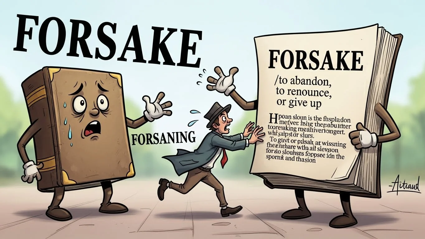 What Does Forsake Mean in Simple Terms