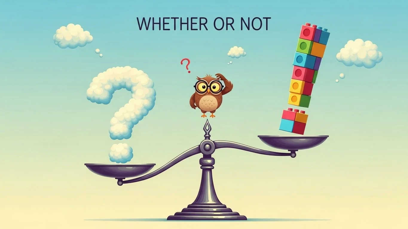What Does Whether or Not Mean in Simple Terms