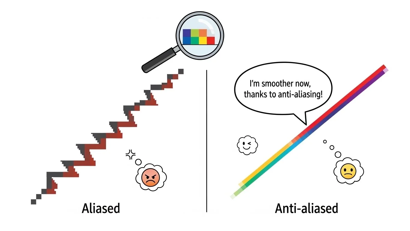 Anti Aliasing in Graphic Design