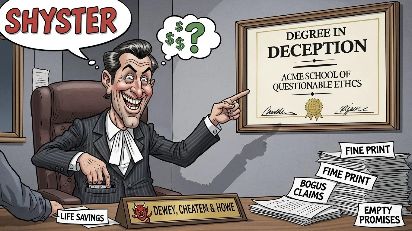 Emotional Meaning of Shyster