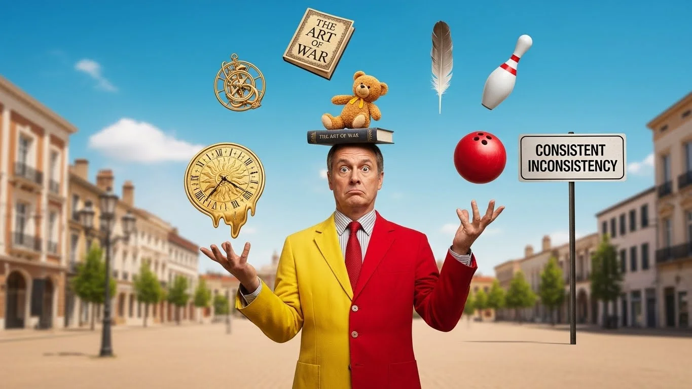 Inconsistent in Modern Usage