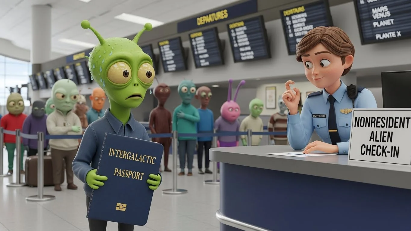 Nonresident Alien in Daily Life