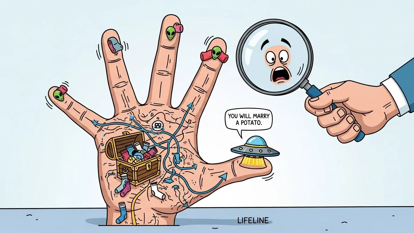 Rare Hand Lines in Daily Life