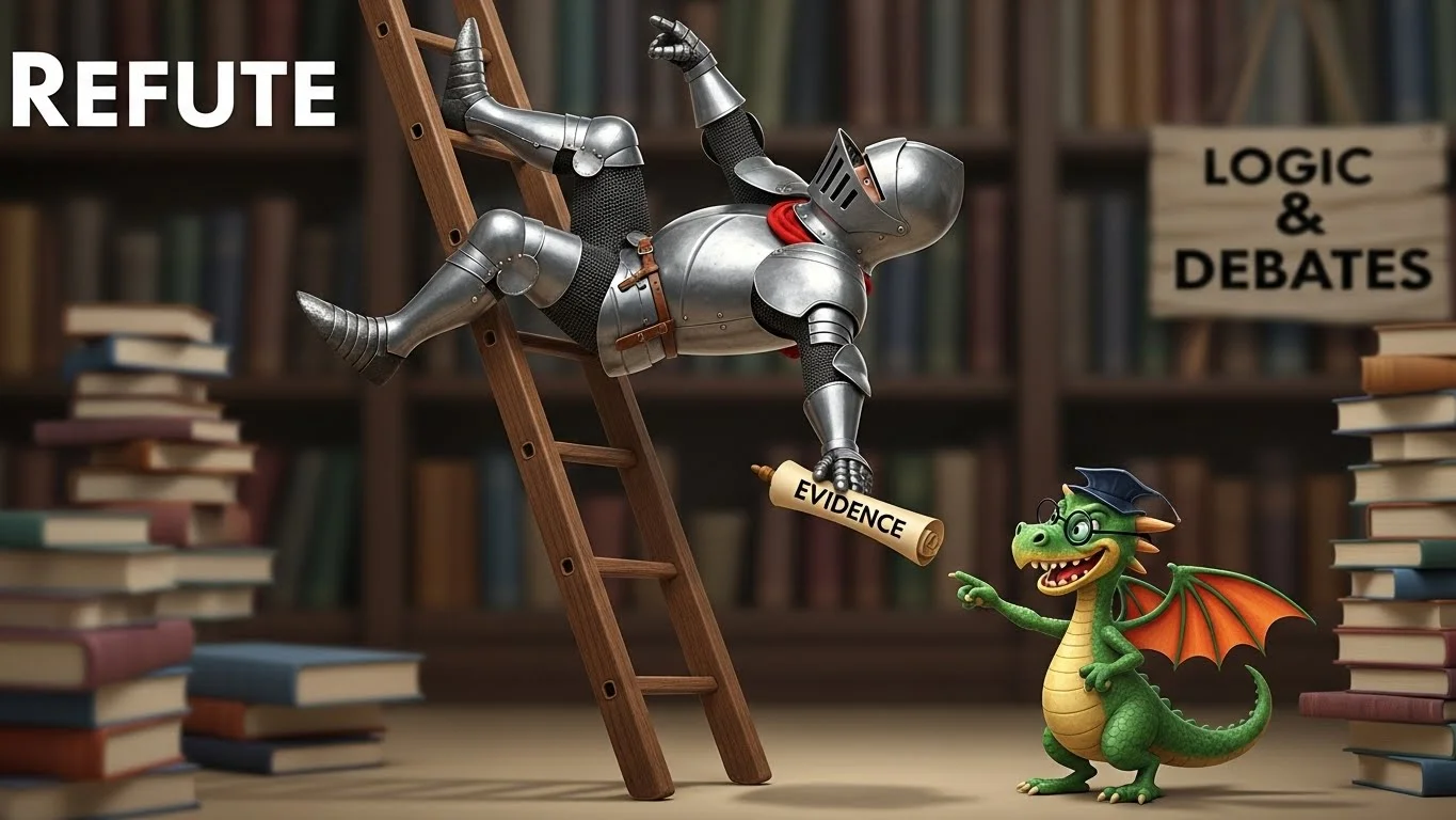 Refute Meaning in Academic Context