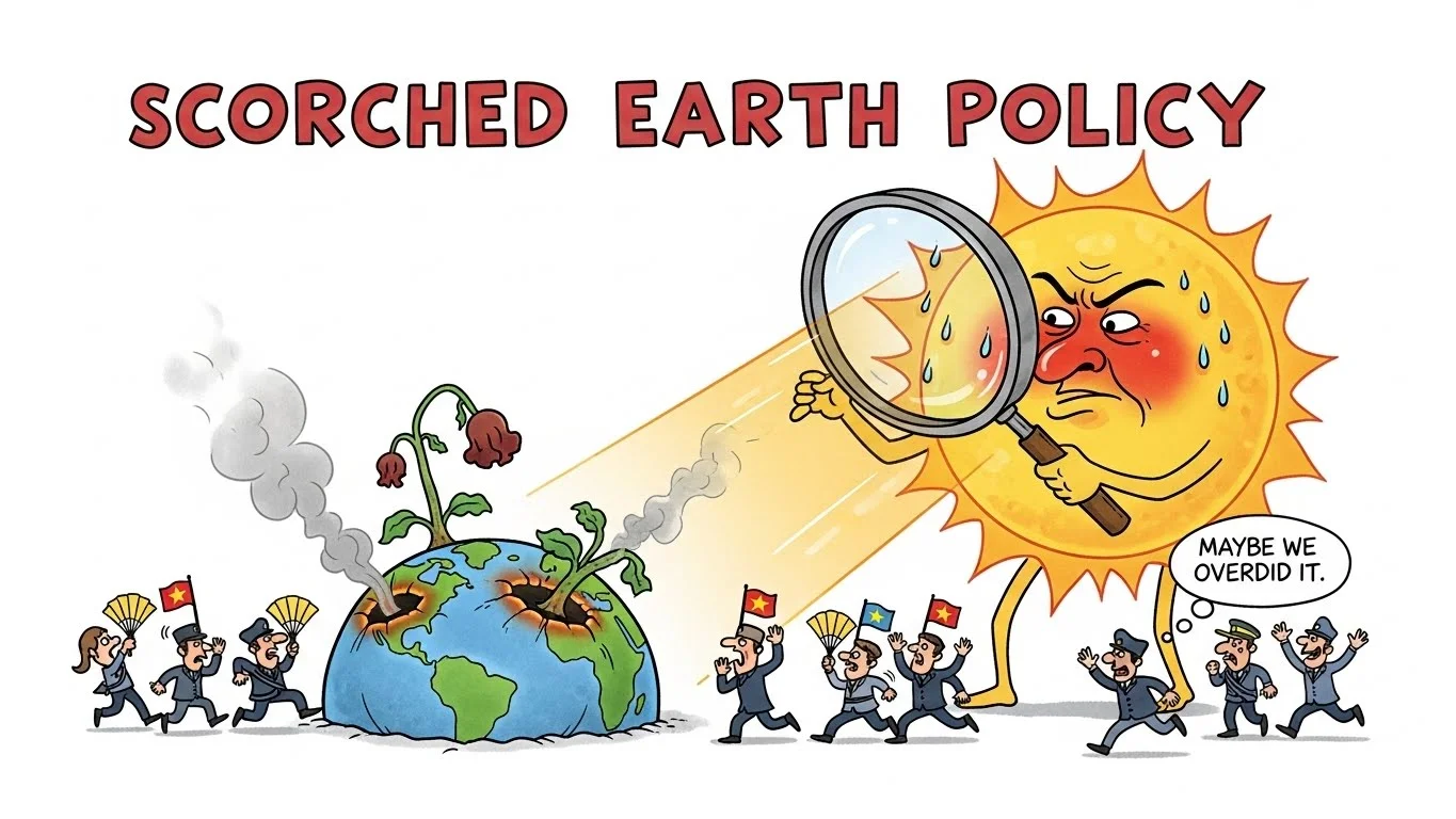 Scorched Earth Meaning in Simple Terms