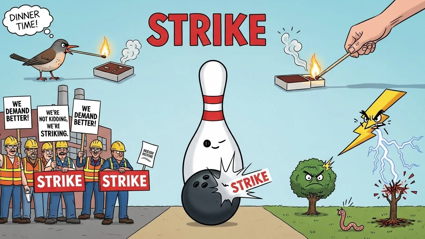 Strike Meaning in Simple Terms