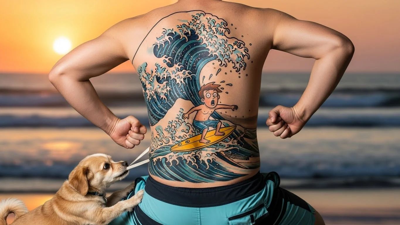 Symbolism of Wave Tattoo Meaning