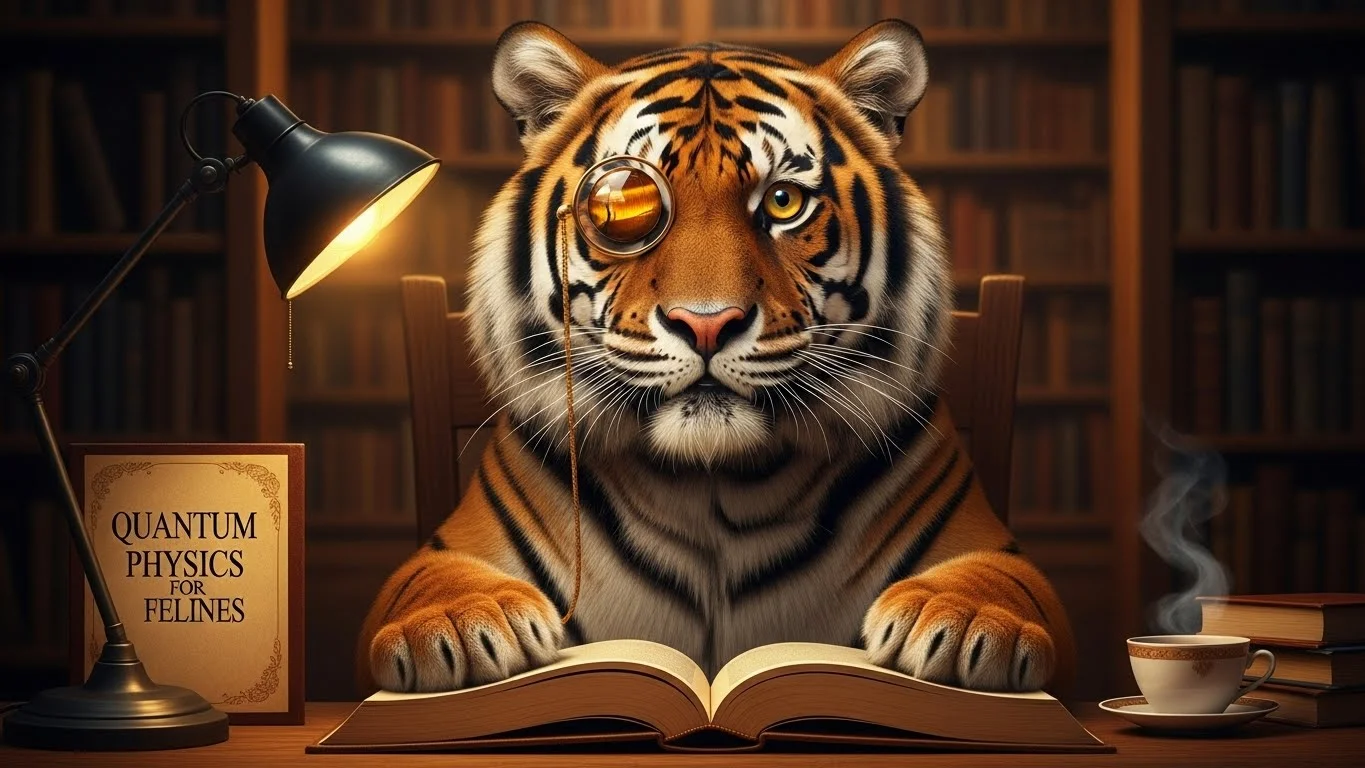 Tiger Eye in Meditation