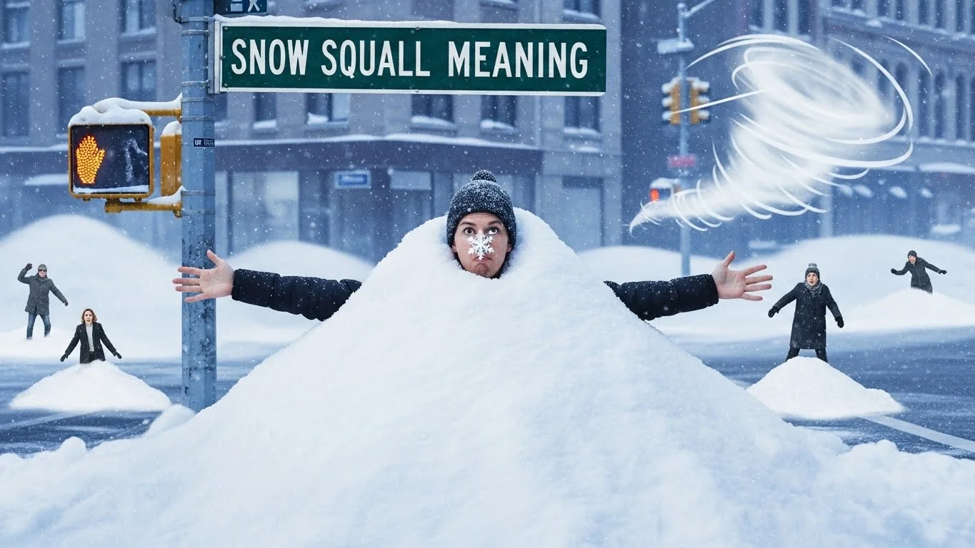 What Does Snow Squall Meaning