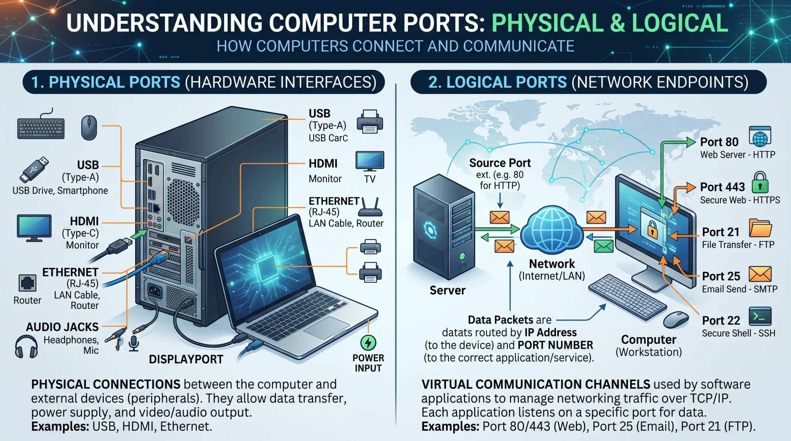 port meaning in computer networks