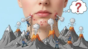 acne on chin meaning