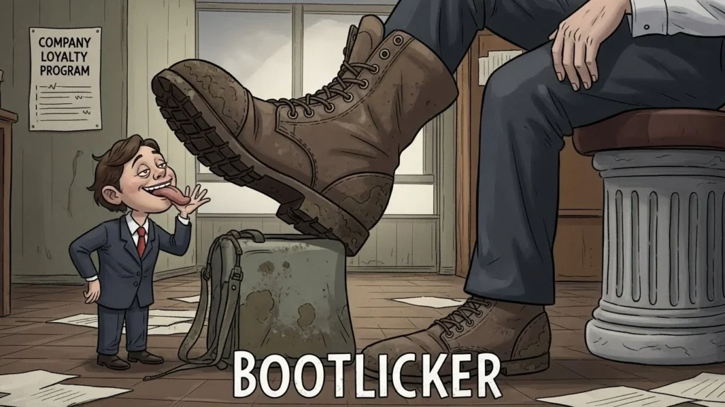 bootlicker meaning