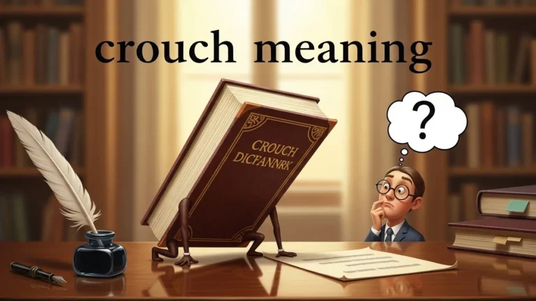 crouch meaning