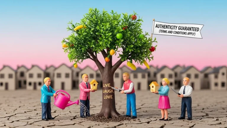 fake plastic trees meaning