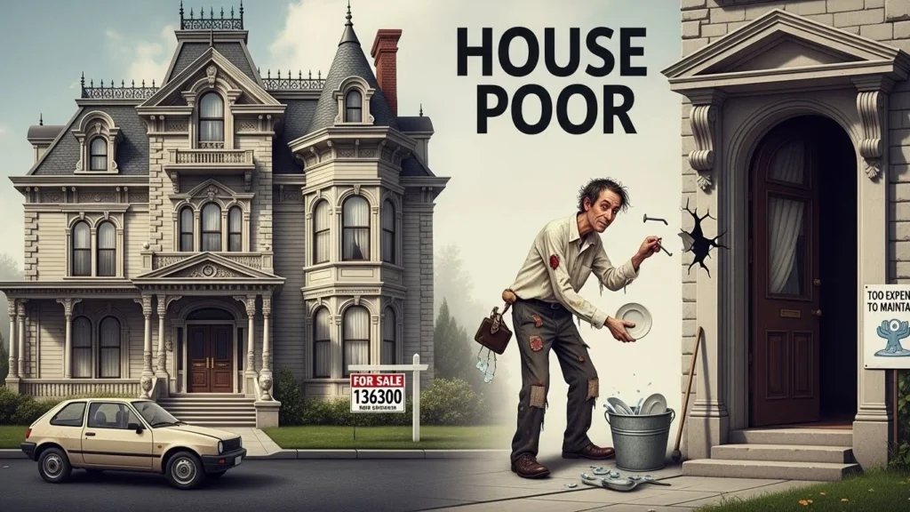 house poor meaning