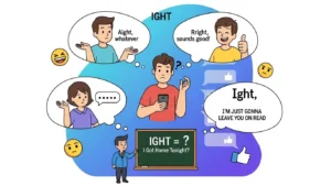 ight meaning in text