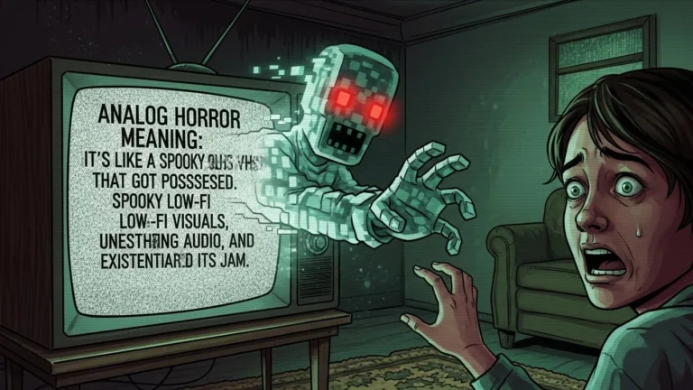 analog horror meaning