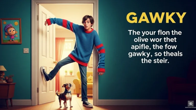 gawky meaning