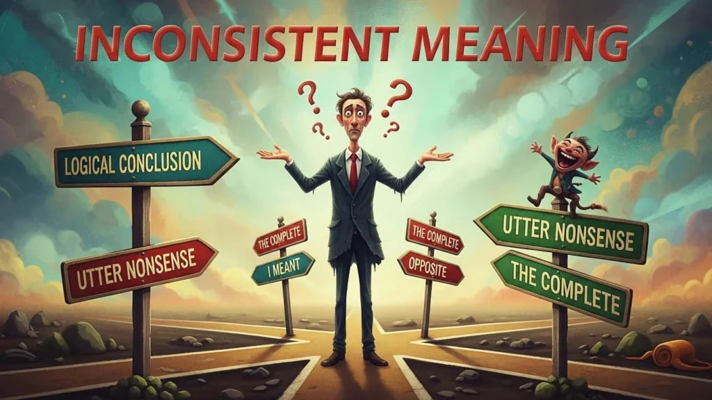 inconsistent meaning